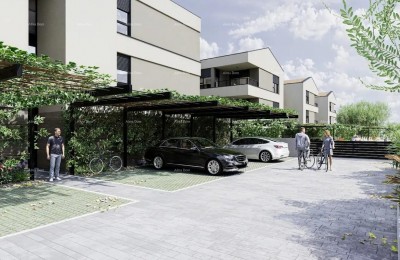 Verkauf von Wohnungen in modernem Neubau mit Pool, nahe Fažana!