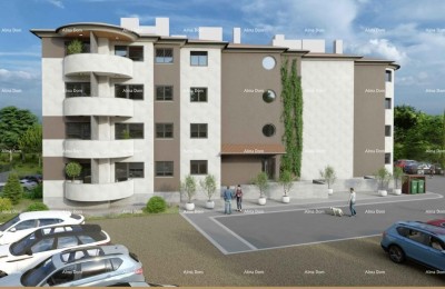 Wohnungen zum Verkauf in einem neuen Wohnprojekt im Bau, in der Nähe des Gerichts, Pula!