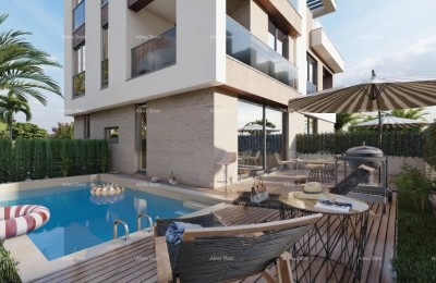 Verkauf - Duplex-Villa im mediterranen Stil mit Pool und Meerblick, Medulin!