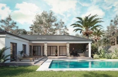 VERKAUF VON BAULAND MIT PROJEKT – Barban (1.010 m²)