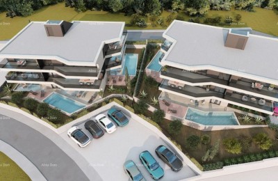 Wohnungen zum Verkauf in einem neuen Wohnprojekt mit Schwimmbad, Ližnjan