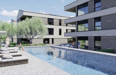 Verkauf von Wohnungen in modernem Neubau mit Pool, nahe Fažana!