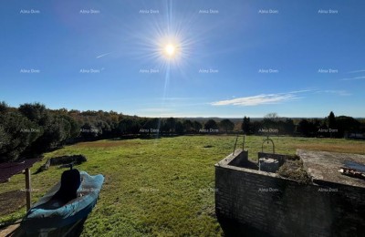 Kanfanar, Grundstück mit Meerblick – 6.038 m² Bauland