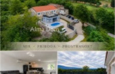 RENOVIERTE STEINHAUS MIT POOL UND AUSBLICK AUF DIE NATUR