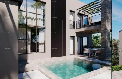 MEDULIN – VILLA MIT PRIVATEM POOL, IM ROH-BAU-STATUS