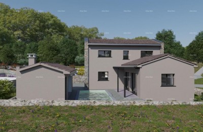 Vodnjan, Umgebung – moderne Villa mit Pool im Bau