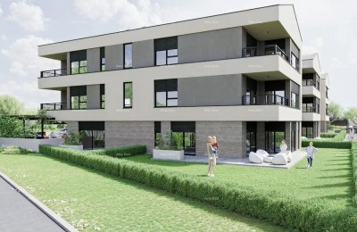 Verkauf von Wohnungen in modernem Neubau mit Pool, nahe Fažana!