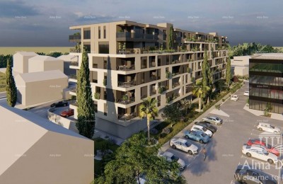 Pula, neues Projekt! Mehrfamilienhaus, moderne Gebäude mit Aufzug, nahe dem Zentrum. Baubeginn in unmittelbarer Nähe des Einkaufszentrums City Mall.