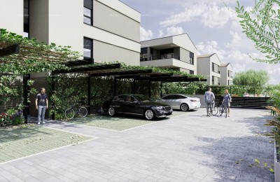 Verkauf von Wohnungen in modernem Neubau mit Gemeinschaftspool, Fažana! B4