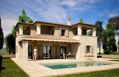 Haus mit Pool und Meerblick, Kaštelir