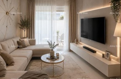 Zweizimmerwohnung mit privatem Garten in Neubau – Monvidal, Pula