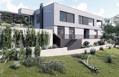 BAUGRUNDSTÜCK MIT BAUGENEHMIGUNG UND PANORAMABLICK AUF DAS MEER – SVETA MARINA
