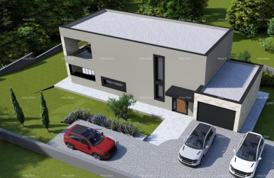 Baugrundstück mit ideellem Projekt – Poreč, Žbandaj, 963 m²