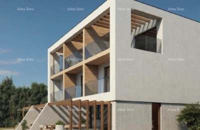 Medulin, Moderne dreistöckige Wohnung mit Meerblick