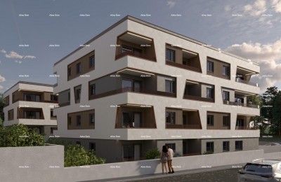 Verkauf von Wohnungen in modernem Neubau im Zentrum von Poreč!