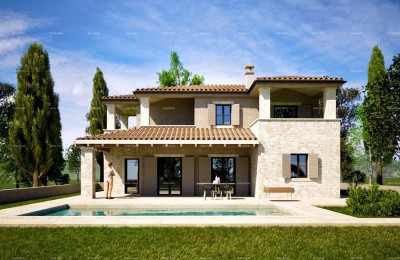 Haus mit Pool und Meerblick, Kaštelir