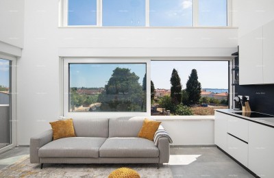 Wir verkaufen ein Penthouse mit Meerblick in Fazana