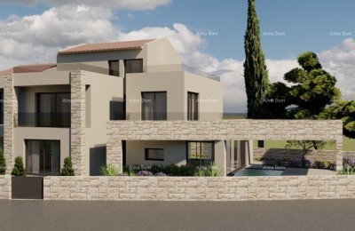 Vižinada, Baugrundstück mit rechtskräftiger Baugenehmigung zu verkaufen