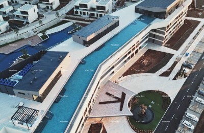 Luxuriöses Resort mit Dach-Infinity-Pool! Wohnung mit Meerblick und Parkplatz zu verkaufen! Umag!