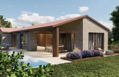 Top-Angebot! Verkauf von Grundstücken mit Baugenehmigung für den Bau eines Einfamilienhauses mit Pool, Tinjan!