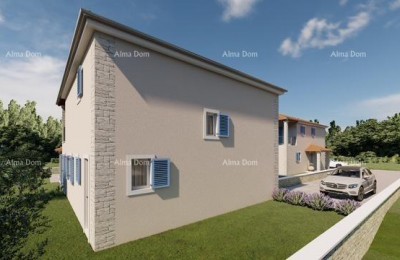 LIŽNJAN! VERKAUF EINER IM BAU BEFINDLICHEN VILLA MIT POOL.