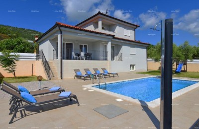 Raša – Villa mit privatem Pool und Garten