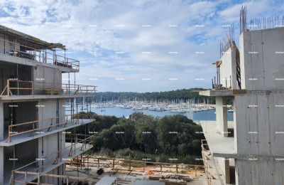 Verkauf moderner Wohnungen in einem exklusiven Gebäude mit Blick auf die Marina, Pula!