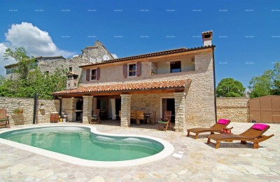 Schöne istrische Steinvilla, in der Nähe von Barban.