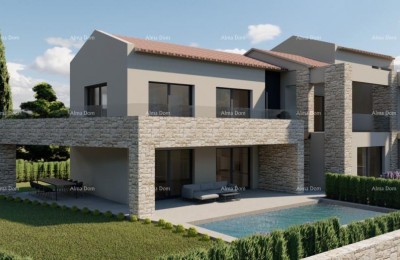 Zu verkaufen: Baugrundstück mit begonnener Bebauung – Vižinada