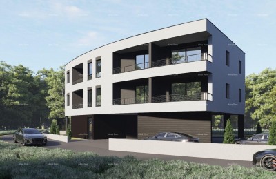 Neues Wohnprojekt! Wohnung mit zwei Parkplätzen in ausgezeichneter Lage, Štinjan!